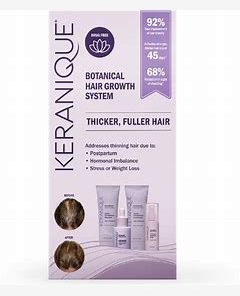 Keranique Botanical Deep Hydration Hair Growth Kit 12oz