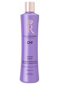 FAROUK CHI COLOR GLOSS - BLONDE ENHANCING PURPLE CONDITIONER